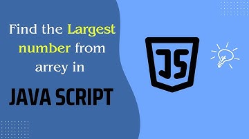 Find the Largest Number From Array in JavaScript || Hindi | #javascript #webdevelopment @SpinningWeb