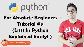 Python Lists And List Functions | Python Tutorials For Absolute Beginners In Hindi #9