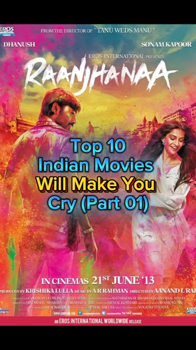 10 Indian Movies Will Make You Cry #love #bollywood #top10 #sad #itemsong #cry