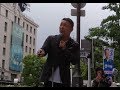 山本太郎議員 共謀罪反対！街頭記者会見 なんば高島屋前（2017.6.11）