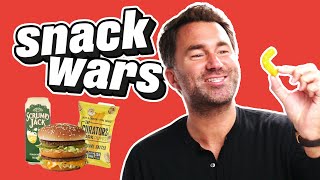 Eddie Hearn Tries A Big Mac For The Very First Time! | Snack Wars | @LADbible