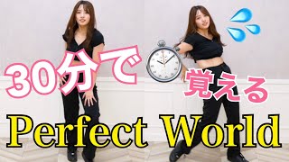 【自画自賛】TWICE 「Perfect World」30分だけ見て覚えて踊ってみた