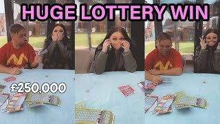 Daughter win huge on the lottery