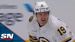 Bruins' John Beecher And Mason Lohrei Score Back-To-Back First Career NHL Goals