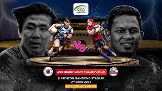 Game 2 Korea v Malaysia | Asia Rugby Men's Championship 2024