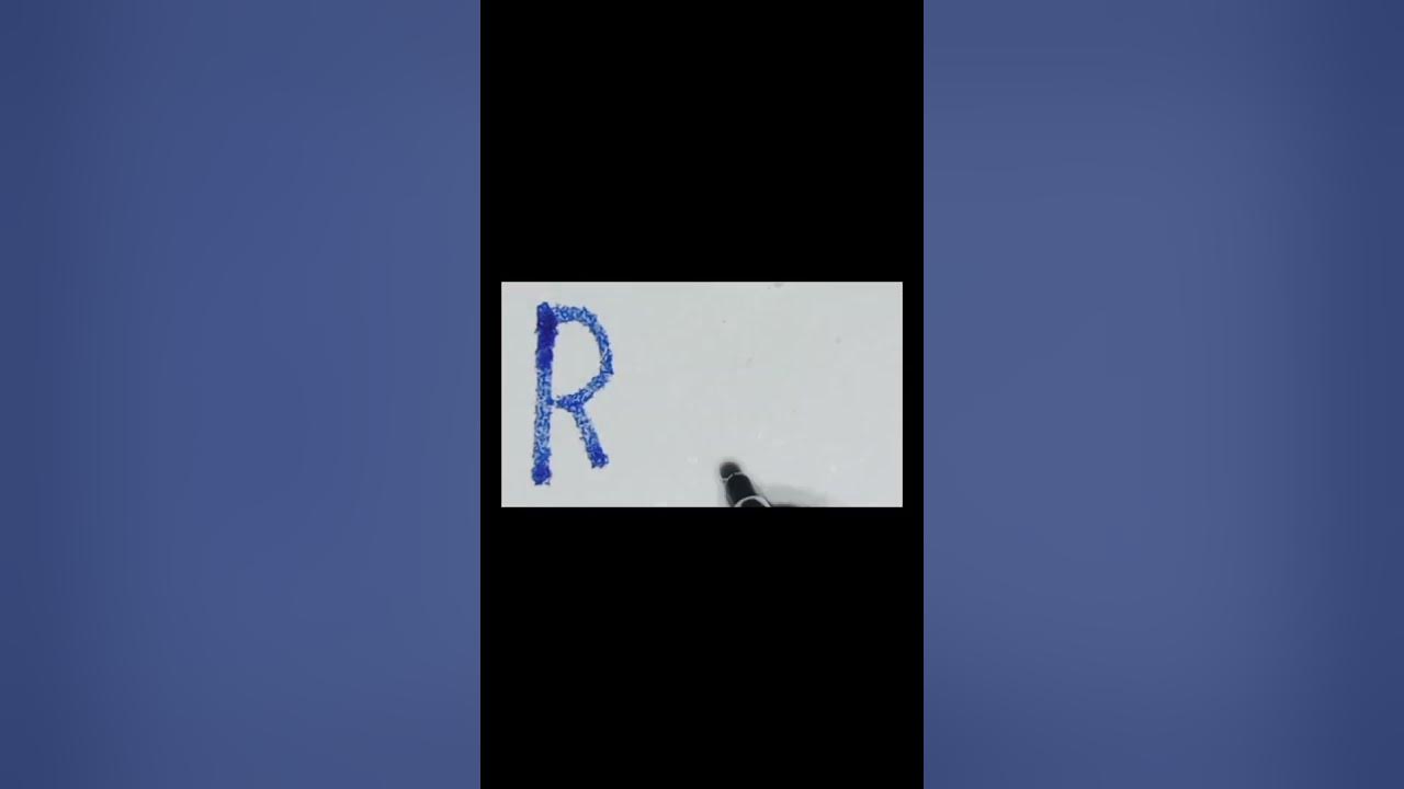How to write (R r) in cursive writing | #subscribe #educationtutorials ...