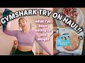 GYMSHARK TRY-ON HAUL | WHAT I'VE BEEN EATING TO LOSE WEIGHT | BACK DOING HOME WORKOUTS!