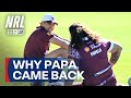 How Billy Slater convinced Josh Papali'i to end his Origin retirement | NRL on Nine