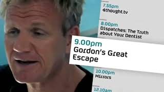 Channel 4 UK - Tonight Menu / Cross Channel Promotion Menu Compilation 2010-2015