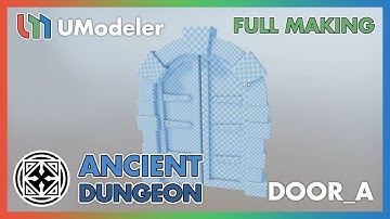 3D Modeling in Unity - Full Making Video of Modeling a Door in the Ancient Dungeon with UModeler