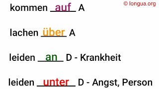 Deutsch lernen | Wichtige Verben mit Präpositionen