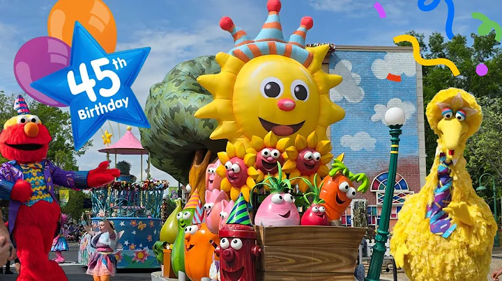 Sesame Place 45th Birthday Parade 2025 | Full Celebration and Characters!
