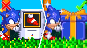Sonic 3, now with Gifts over Monitors! [Sonic 3 A.I.R. mods Gameplay]