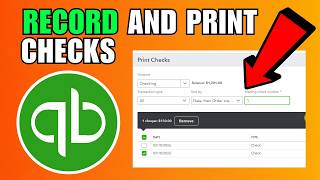 How To Record And Print Checks In QuickBooks Online (2026) (Complete Guide)