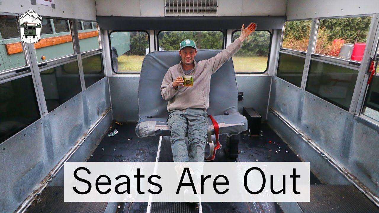 Converting a New School Bus | Starting the Process - YouTube