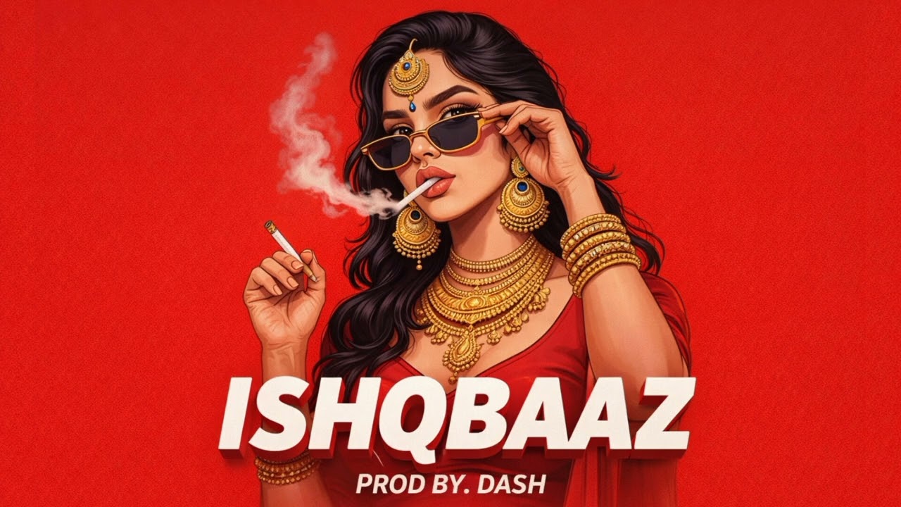 ISHQBAAZ 🔥 | Indian Freestyle Rap Beat 2025 | Desi Trap Type Beat | Prod. DASH