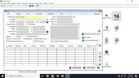 Create Kode Barang otomatis