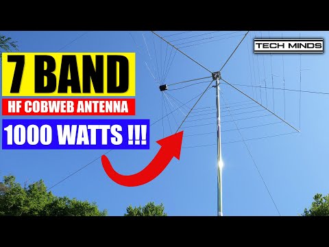 7 BAND HF COBWEB ANTENNA - 1 KILOWATT RATING