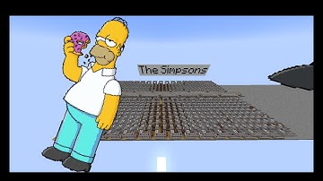 The Simpsons Theme Made With Note Blocks!