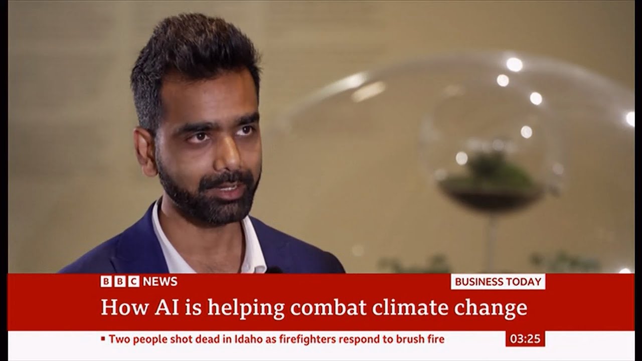 BBC interview with Himanshu Gupta on AI for climate solutions