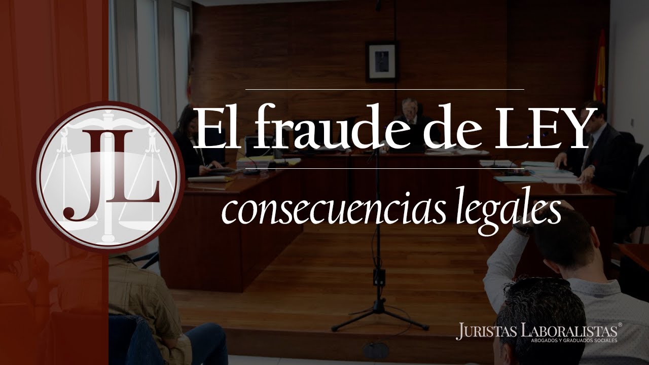 Contrato en FRAUDE DE LEY ¿Qué es? - YouTube
