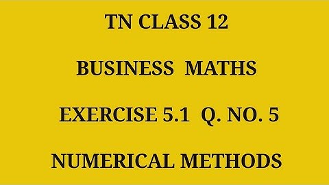 TN 12th Business maths chapter 5 exercise 5.1 question number 5