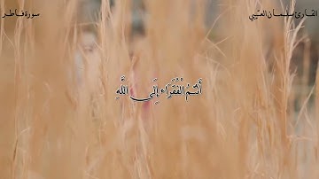 ساعة من الابداع الرائع والتلاوة الجميلة المبهرة ستهز كيانك بصوت القارئ / سلمان العتيبي