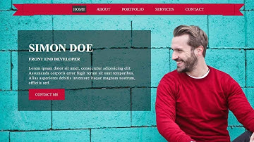 How to Create an Awesome Navigation Bar with HTML & CSS ( Ribbon Style )