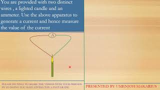 HOW TO MEASURE THE THERMOELECTRIC CURRENT WHEN THE JUNCTIONS OF TWO DISSIMILAR WIRES ARE HEATED