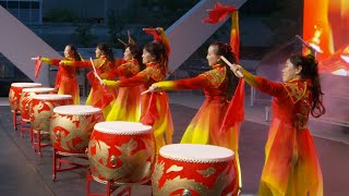 多伦多女子龙鼓队表演《龙鼓神韵》 - 2022年第三届龙文化节 （3rd Dragon Culture Festival in Toronto 2022）