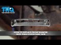 How to Replace Front Bumper 2002-2008 Dodge Ram 1500