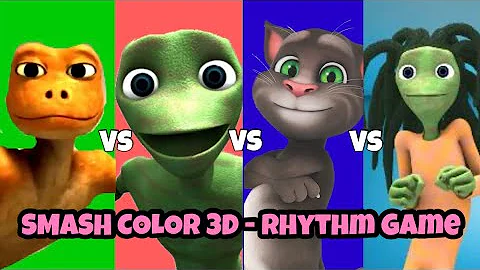 Smash Color  3D | Rhythm game | Patila vs Dame Tu Cosita vs Talking Tom vs Me Kemaste