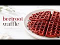 Colorful Beetroot Waffles in 5 Minutes | Healthy & Easy Breakfast for Kids