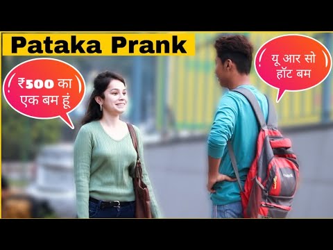 pataka-prank-on-cute-girls-|diwali-special-|-prank-star