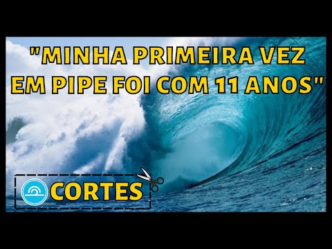 A PRIMEIRA VEZ DE LUCAS SILVEIRA EM PIPELINE | Cortes Let's Surf