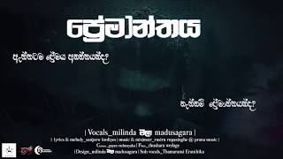 Premanthaya (ප්‍රේමාන්තය) - Milinda Mila Madhusagara [Official Lyrics Video]