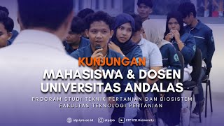 Kunjungan Mahasiswa dan Dosen Pendamping dari Universitas Andalas