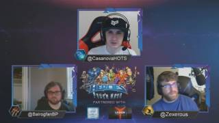 Heroes Powerhour 109: Casanova into my heart!
The crew talks with Casanova from No Tomorrow about HGC, Stukov, and the role of warrior and what makes it so difficult. The latest patch is gone over with changes to Tyrande, Anubarak, and more! And with the Western Clash quickly approaching we take a look at the standings a few weeks in. Watch live at https://www.twitch.tv/blizzpro Heroes Powerhour 109: Casanova into my heart!