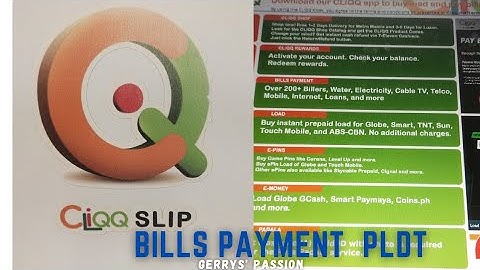 Bills Payment I PLDT I How to pay I  CLiQQ I  7- ELEVEN I ILOILO PHILIPPINES