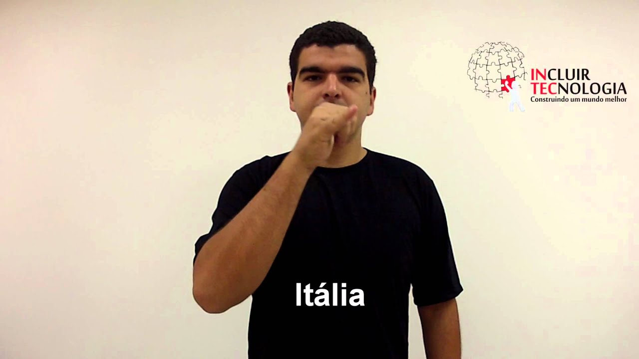 Sinal, falando, italiano