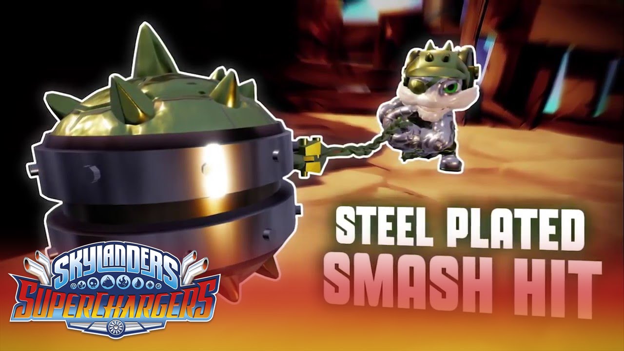 Action Clips Steel Plated Smash Hit l Skylanders Superchargers l