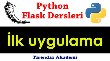 İlk uygulama | Web site geliştirme | Web tasarım | Python flask dersleri