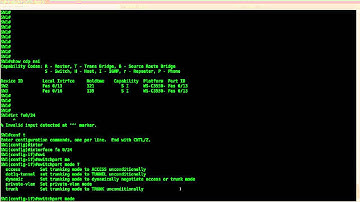 ICND2 CCNA Vlans, Trunks and VTP configuration