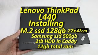 ThinkPad L440（Core i7, メモリ12GB, SSD＋HDD） ThinkPad L440（Core i7, メモリ12GB, SSD＋HDD）