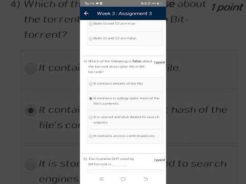 Advanced Distributed Systems NPTEL QUIZ WEEK3||2023
