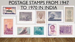 Postage Stamps in India (1947-1970)