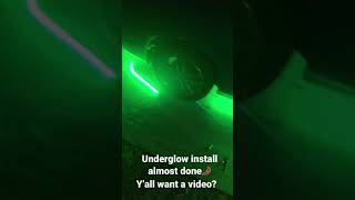 Underglow install on my Challenger
