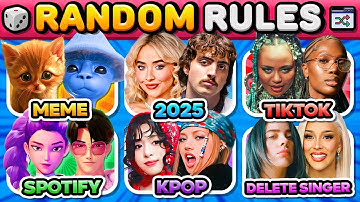 Save One Song: RANDOM RULES🎵 Memes, Squid Game 3, Kpop, TikTok,... | Music Quiz 2025