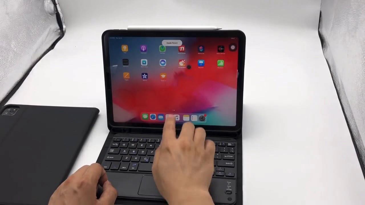 YTC KBL06 ipad pro11.0 keyboard with track pad - YouTube
