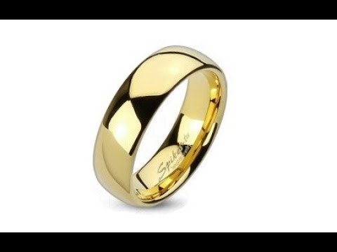Nakit – Poročni prstan - zlat, iz volframa - YouTube